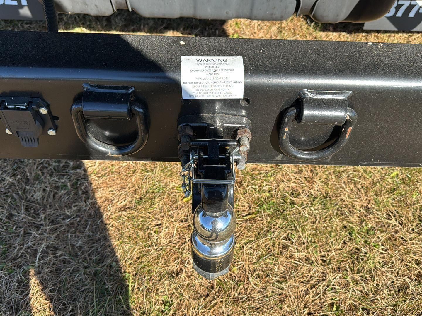 2024 Ford Super Duty F-450 DRW 12' RUGBY HEAVY DUTY STAKELESS LANDSCAPE BODY, 48" SOLID BARN DOORS, MANUAL TARP, 36" FULL CAB SHIELD, DROP DOWN COMBO HITCH 2 5/15