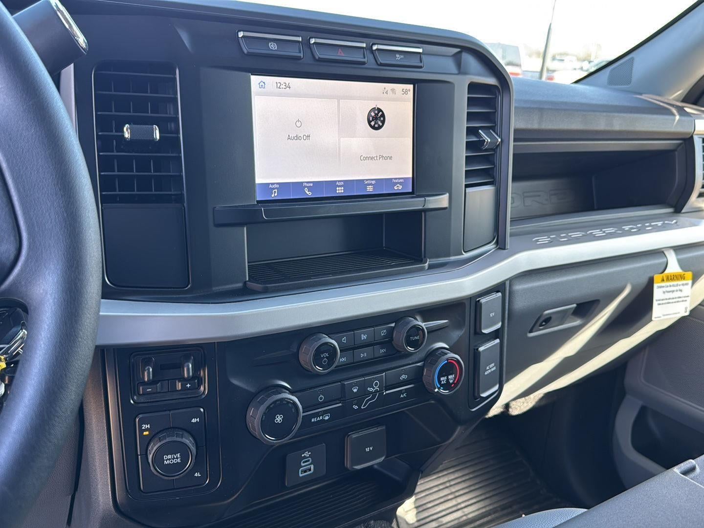 2024 Ford Super Duty F-450 DRW 12' RUGBY HEAVY DUTY STAKELESS LANDSCAPE BODY, 48" SOLID BARN DOORS, MANUAL TARP, 36" FULL CAB SHIELD, DROP DOWN COMBO HITCH 2 5/15