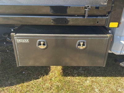 2024 Ford Super Duty F-550 DRW 12' RUGBY HEAVY DUTY LANDSCAPE DUMP, MANUAL TARP, DROP DOWN COMBO HITCH, 48" UNDERBODY TOOLBOX