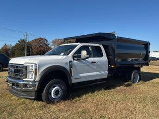 2024 Ford Chassis Cab 12' RUGBY HEAVY DUTY STAKELESS LANDSCAPE BODY, 48" BARN DOORS, MANUAL TARP, 36' FULL CAB SHIELD, DROP DOWN COMBO HITCH 2 5/16"