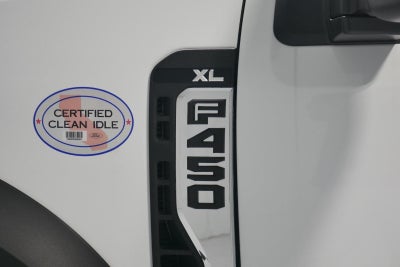 2025 Ford Super Duty F-450 DRW 9' DYNA PRO 3-4 YARD DUMP, BUYERS "L" PACK TOOL BOX, 1/4 CAB SHIELD, MANUAL TARP, FULL PLATE COMBO HITCH 2 5/16" BALL,