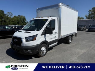 2025 Ford Transit Cutaway 12' DEJANA DURACUBE ALUMINUM VAN BODY, ROOL UP DOOR