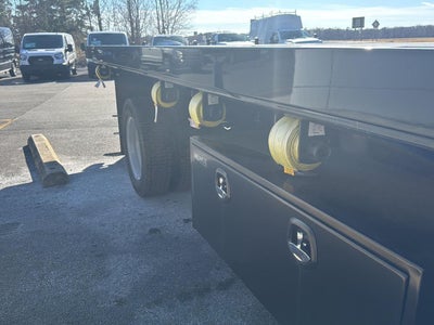 2025 Ford Super Duty F-550 DRW 16' KNAPHEIDE HEAVY DUTY PLATFORM BODY, SLIDING UNDER BODY WINCHES 48" UNDERBODY TOOL BOX