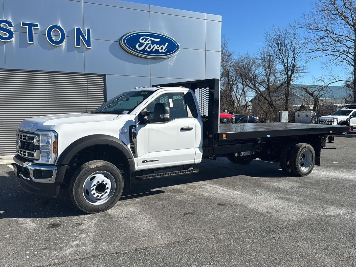 2025 Ford Super Duty F-550 DRW 16' KNAPHEIDE HEAVY DUTY PLATFORM BODY, SLIDING UNDER BODY WINCHES 48" UNDERBODY TOOL BOX