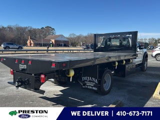 2025 Ford Super Duty F-550 DRW 16' KNAPHEIDE HEAVY DUTY PLATFORM BODY, SLIDING UNDER BODY WINCHES 48" UNDERBODY TOOL BOX