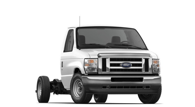 2026 Ford E-Series Cutaway 10' KNAPHEIDE KUV UTILITY VAN, MASTER LOCKING SYSTEM, CLASS V HITCH, 3 BOW LADDER RACK