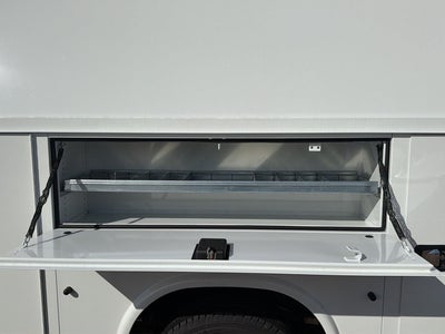 2026 Ford Econoline Cutaway E-350 10FT KNAPHEIDE KUV ENCLOSED SERVICE BODY, 3 BOW LADDER RACK CLASS V HITCH MASTER LOCK SYSTEM