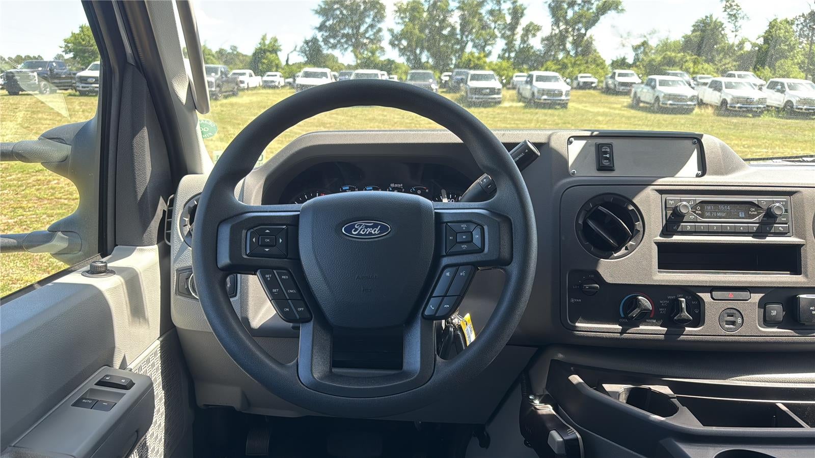 2027 Ford E-Series Cutaway 12' DURA-CUBE MAX FRP ENCLOSED SERVICE BODY, POWER LOCKS, 3 BOX LADDER RACK, BACK UP CAMERA