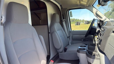 2027 Ford E-Series Cutaway 12' DURA-CUBE MAX FRP ENCLOSED SERVICE BODY, POWER LOCKS, 3 BOX LADDER RACK, BACK UP CAMERA