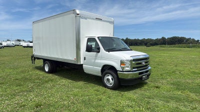 2027 Ford E-Series Cutaway 16' DURA CUBE ALUMINUM VAN BODY, ROLL UP DOOR , THIEMAN 2,000 LBS STOW AWAY TAILGATE