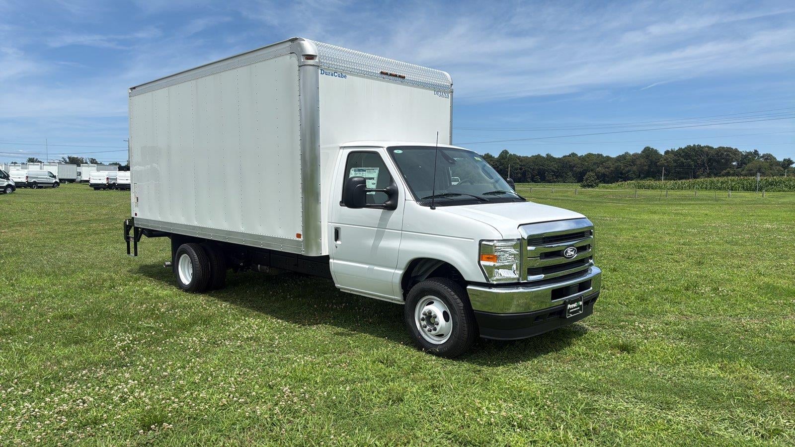 2027 Ford E-Series Cutaway 16' DURA CUBE ALUMINUM VAN BODY, ROLL UP DOOR , THIEMAN 2,000 LBS STOW AWAY TAILGATE