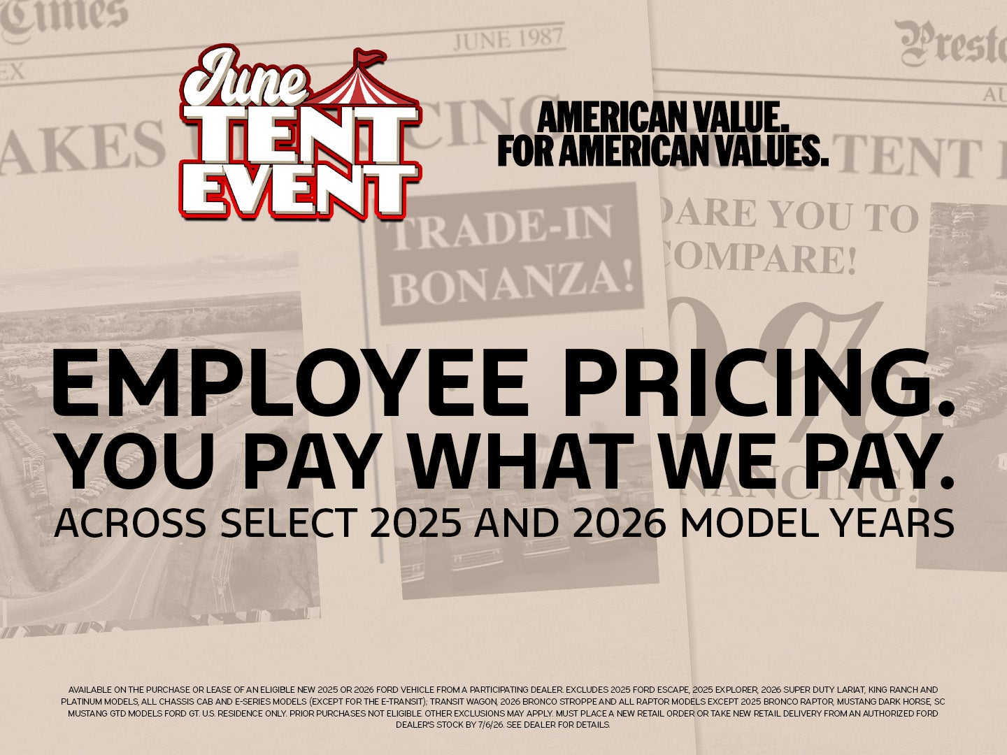 Employee Pricing! You Pay What We Pay.