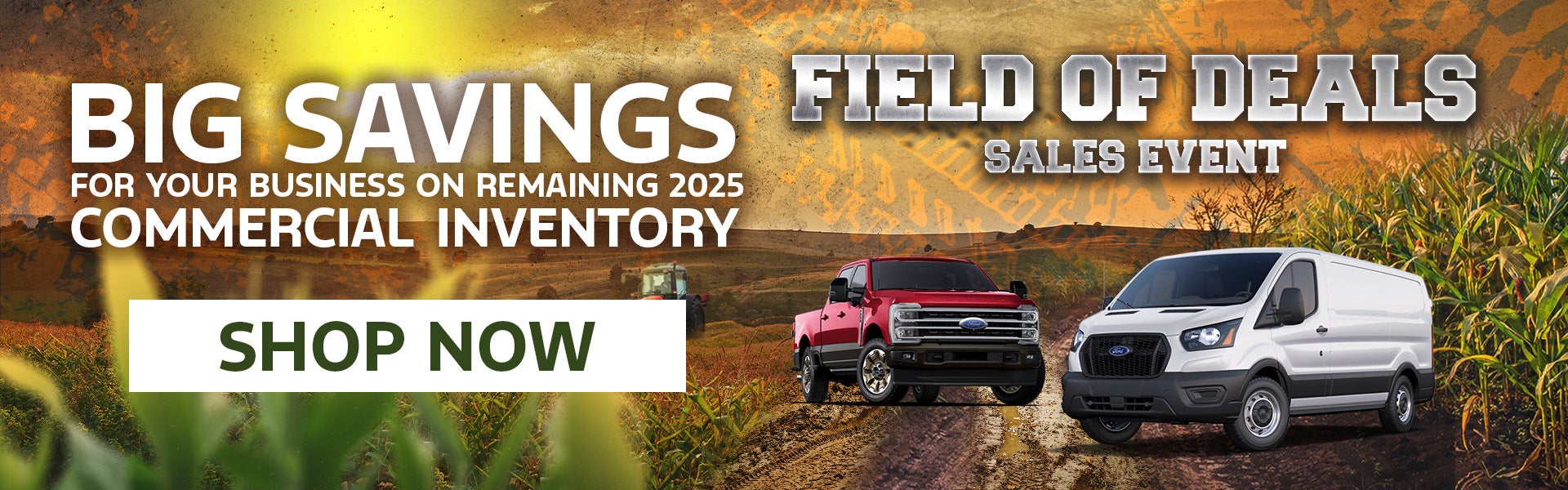Big Savings on Remaining 2025 Commercial Models!