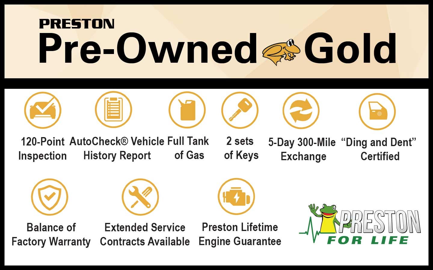 Pre-Owned Gold at Preston Ford Commercial Vehicle Center in Hurlock MD